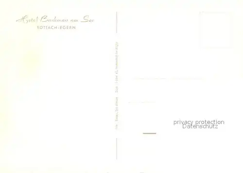 AK / Ansichtskarte Rottach Egern Hotel Bachmair am See Rottach Egern
