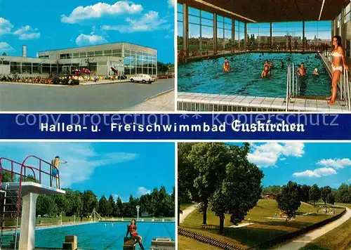 AK / Ansichtskarte Euskirchen Hallenbad Freischwimmbad Park Minigolf Euskirchen