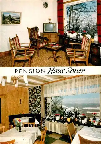 AK / Ansichtskarte Attendorn Pension Haus Sauer Wallburg Jaeckelchen Attendorn