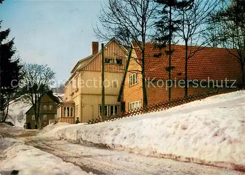 AK / Ansichtskarte St_Andreasberg_Harz Jugendherberge im Winter St_Andreasberg_Harz