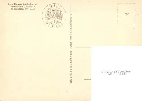 AK / Ansichtskarte Insel_Mainau Historische Gaststaette Torkelkeller am Hafen Insel Mainau