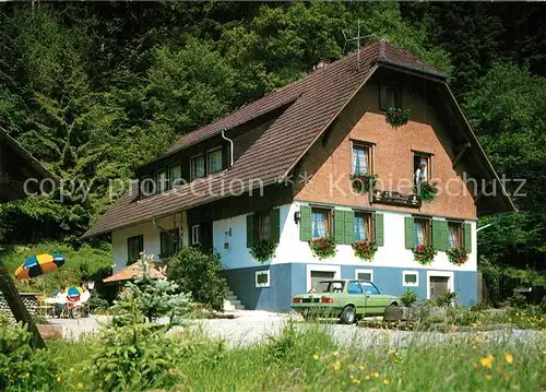 AK / Ansichtskarte Zell_Harmersbach Pension Cafe Vesperstube Waldhuesli Schwarzwald Zell Harmersbach