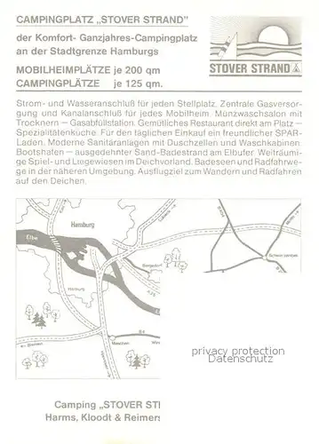 AK / Ansichtskarte Drage_Elbe Mobilheim Campingplatz Stover Strand Drage_Elbe