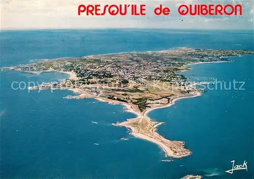 AK / Ansichtskarte Quiberon_Morbihan Fliegeraufnahme Quiberon Morbihan