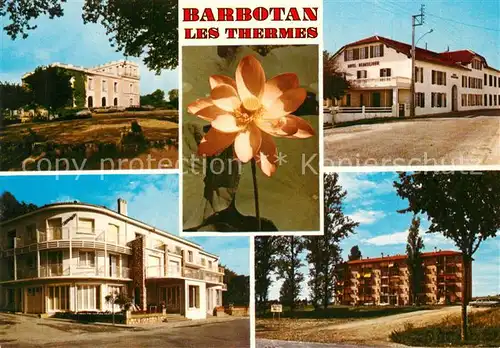 AK / Ansichtskarte Barbotan_les_Thermes Chateau de Begue Hotel Beausejour Hotel Horizon Residence Armagnac Barbotan_les_Thermes