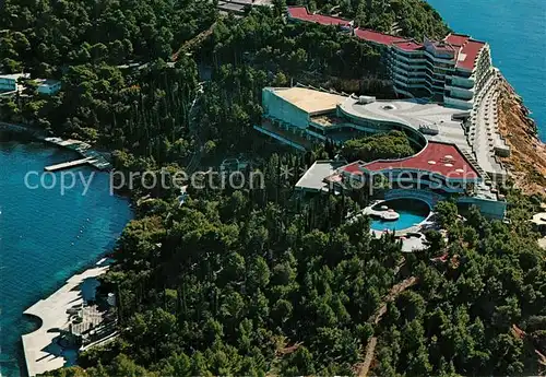 AK / Ansichtskarte Cavtat_Dalmatien Hotel de Luxe Dubrovnik Fliegeraufnahme Cavtat Dalmatien