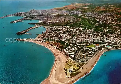 AK / Ansichtskarte Rhodos_Rhodes_aegaeis Fliegeraufnahme Rhodos_Rhodes_aegaeis