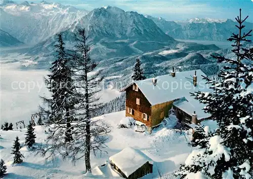 AK / Ansichtskarte Altaussee Loserhuette mit Dachstein Altaussee