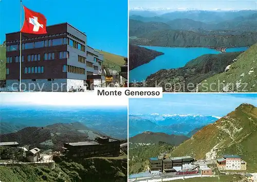 AK / Ansichtskarte Monte_Generoso Capolago Ferrovia Bahn Ristorante Monte Generoso Vetta Monte Generoso