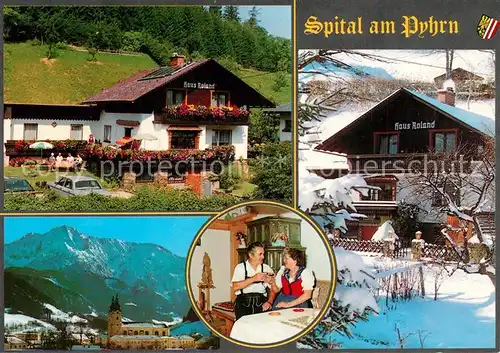 AK / Ansichtskarte Spital_Pyhrn Haus Roland Gaststube Spital Pyhrn