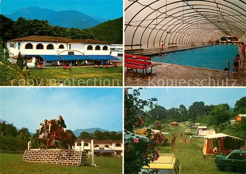 AK / Ansichtskarte Bedano_Taverne Centro Quadri Hallenbad Springplatz Camping 