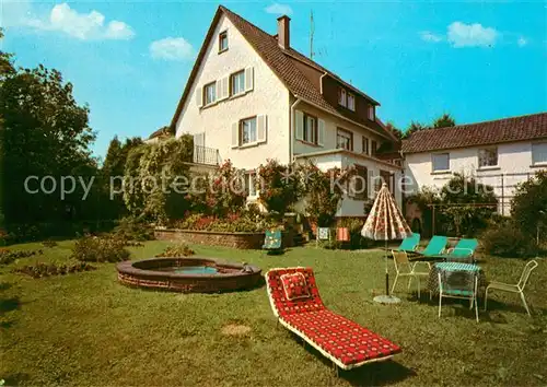 AK / Ansichtskarte Koenigsfeld_Schwarzwald Haus Fuchs Pension Garni Koenigsfeld Schwarzwald