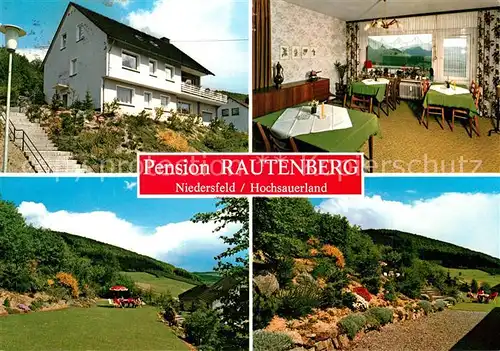 AK / Ansichtskarte Niedersfeld Pension Rautenberg Park Niedersfeld