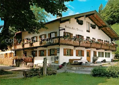 AK / Ansichtskarte Tegernsee Gasthaus Cafe zur Tuftenmuehle Tegernsee