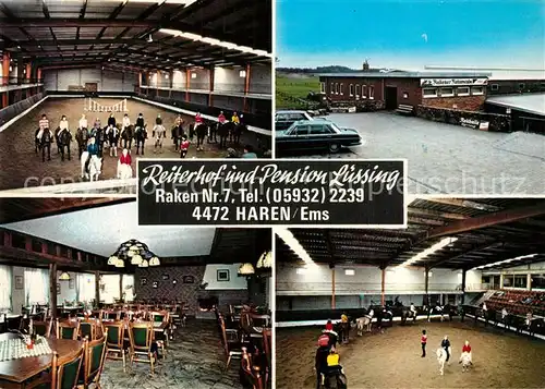 AK / Ansichtskarte Haren_Ems Reiterhof Pension Luessing Haren_Ems