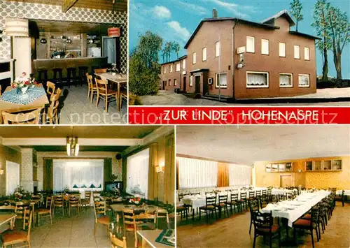 AK / Ansichtskarte Hohenaspe Gaststaette Restaurant Zur Linde Hohenaspe