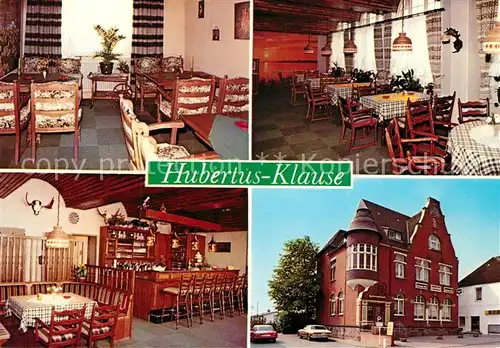 AK / Ansichtskarte Lunden_Holstein Cafe Restaurant Hubertus Klause Lunden_Holstein