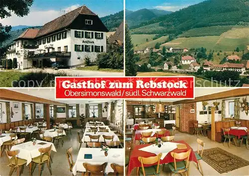 AK / Ansichtskarte Obersimonswald Gasthof zum Rebstock Obersimonswald