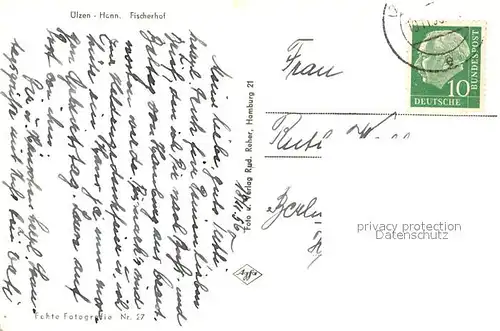 AK / Ansichtskarte Uelzen_Lueneburger_Heide Fischerhof Uelzen_Lueneburger_Heide