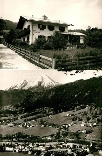 AK / Ansichtskarte Bischofswiesen Haus Wiesenfried Panorama Bischofswiesen