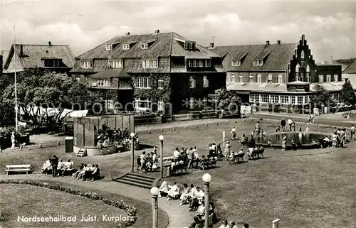 AK / Ansichtskarte Juist_Nordseebad Kurplatz Juist_Nordseebad