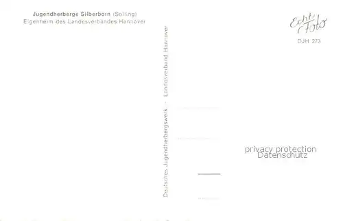 AK / Ansichtskarte Silberborn Jugendherberge Silberborn
