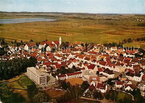 AK / Ansichtskarte Bad_Buchau_Federsee Fliegeraufnahme Bad_Buchau_Federsee