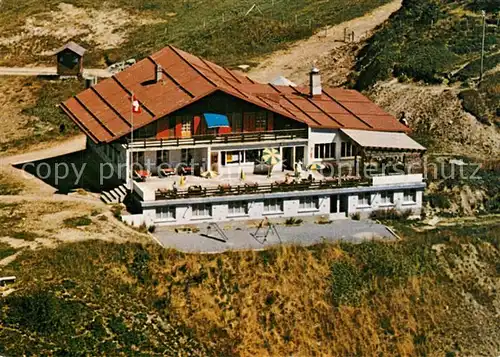 AK / Ansichtskarte Les_Diablerets Fliegeraufnahme Restaurant Pension D Isenau Les_Diablerets