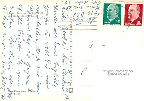 AK / Ansichtskarte Hohen_Neuendorf Leninstrasse Berliner Strasse Hohen Neuendorf