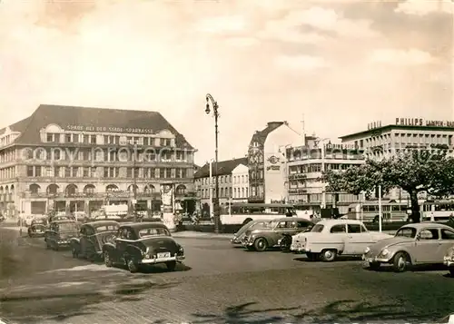 AK / Ansichtskarte Krefeld Bahnhofsvorplatz Krefeld
