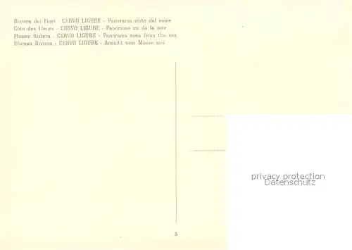 AK / Ansichtskarte Cervo Panorama Cervo