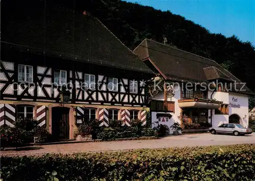 AK / Ansichtskarte Glottertal Gasthaus Hotel Schlossmuehle Fachwerk Glottertal