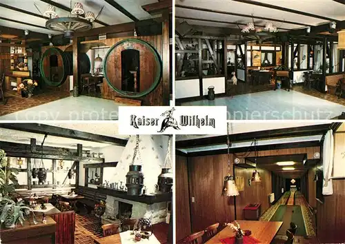 AK / Ansichtskarte Bad_Karlshafen Kaiser Wilhelm Restaurant Cafe Bad_Karlshafen