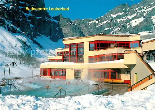AK / Ansichtskarte Leukerbad Thermal Badecenter Leukerbad