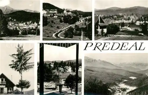AK / Ansichtskarte Predeal Teilansichten Landschaftspanorama Predeal