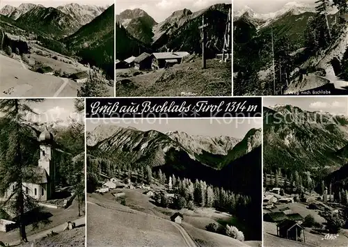 AK / Ansichtskarte Bschlabs Bergdorf Kirche Alpenpanorama Bschlabs