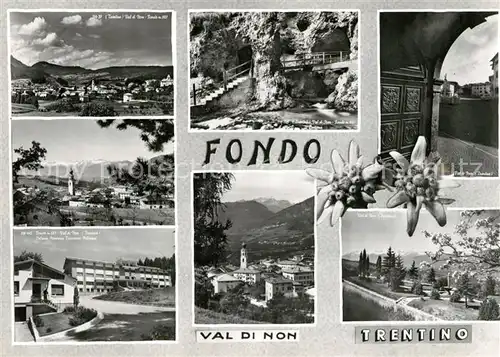 AK / Ansichtskarte Fondo_Trentino Val di Non Colonia Montana Tramvieri Milanesi Fondo Trentino