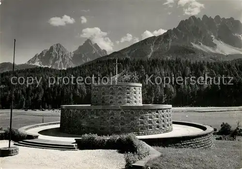 AK / Ansichtskarte San_Candido_Innichen Sacrario Militare Kriegerdenkmal Pustertal Dolomiten 