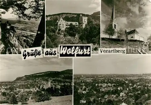 AK / Ansichtskarte Wolfurt Schloss Kirche Panorama Wolfurt