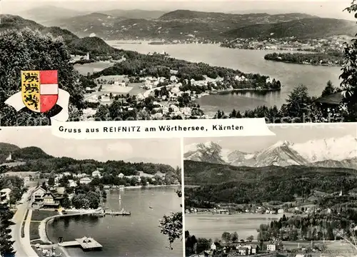 AK / Ansichtskarte Reifnitz_Woerthersee Panorama Alpen Reifnitz Woerthersee