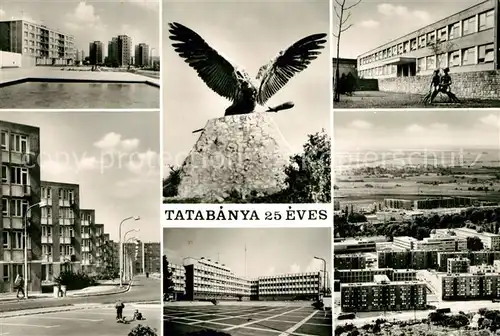 AK / Ansichtskarte Tatabanya Ortsansichten Monument Panorama Tatabanya