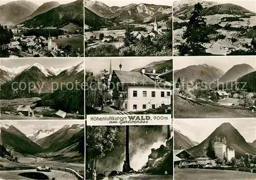 AK / Ansichtskarte Wald_Pinzgau Sulzbachtaeler Krimml Gernkogel Alpengasthof Rechtegg Hotel Walderwirt Jagdhaus Gerlosstrasse Krimmler Wasserfall Ruine Rieburg Wald Pinzgau