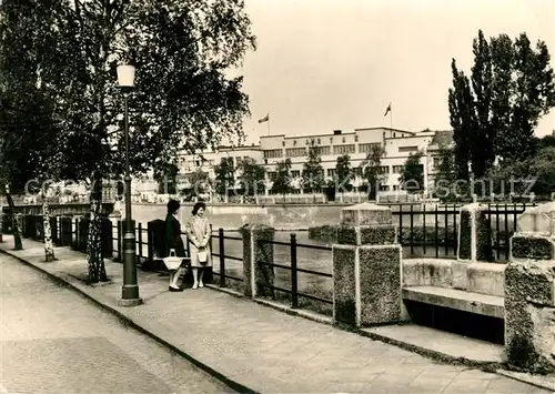 AK / Ansichtskarte Prerov Uferpromenade Prerov