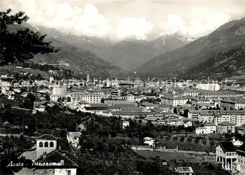 AK / Ansichtskarte Aosta Panorama Aosta