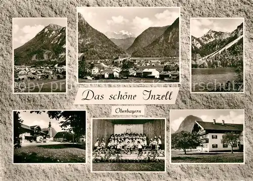 AK / Ansichtskarte Inzell Teilansichten Trachtengruppe Inzell