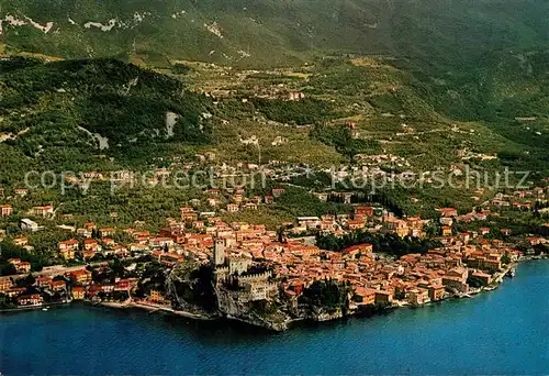 AK / Ansichtskarte Malcesine_Lago_di_Garda Fliegeraufnahme Malcesine_Lago_di_Garda