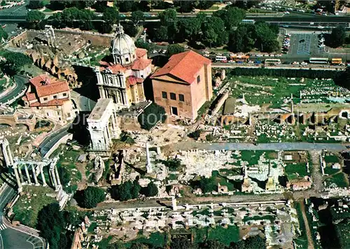 AK / Ansichtskarte Roma_Rom Veduta aerea del Foro Romano Roma_Rom