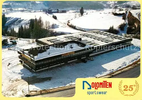 AK / Ansichtskarte Dolomiten Ladencenter Fliegeraufnahme Dolomiten