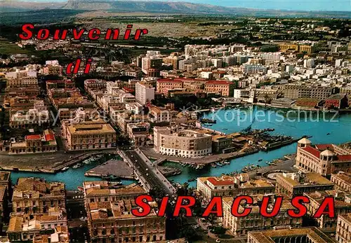 AK / Ansichtskarte Siracusa Panorama e Ponte Umberto Veduta aereo Siracusa