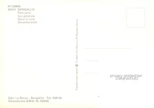 AK / Ansichtskarte Senigallia Fliegeraufnahme Senigallia